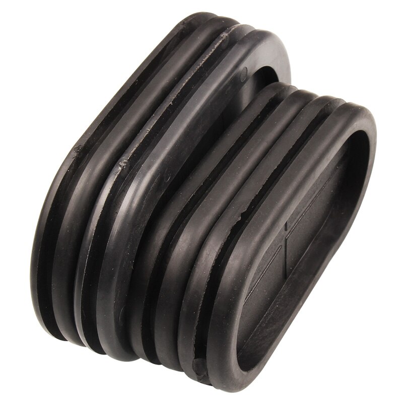 10pc Schwarz Oval gummi draht tülle 25mm Mutter dichtung blatt Elektrische Kasten einlass Auslauf dichtung Ring Staub stecker abdeckung kabel Schutz