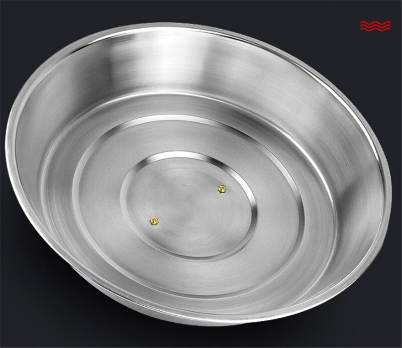 0.5mm tykke låg i rustfrit stål låg, olie fedt filter hjælper størrelse wok hætte universal køkken køkkengrej tilbehør pot dæksel