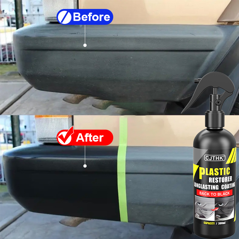 Restaurador de plástico para coche, productos de limpieza de coche con brillo negro, restauración de cuero y plástico, renovador de revestimiento de reparación y pulido automático