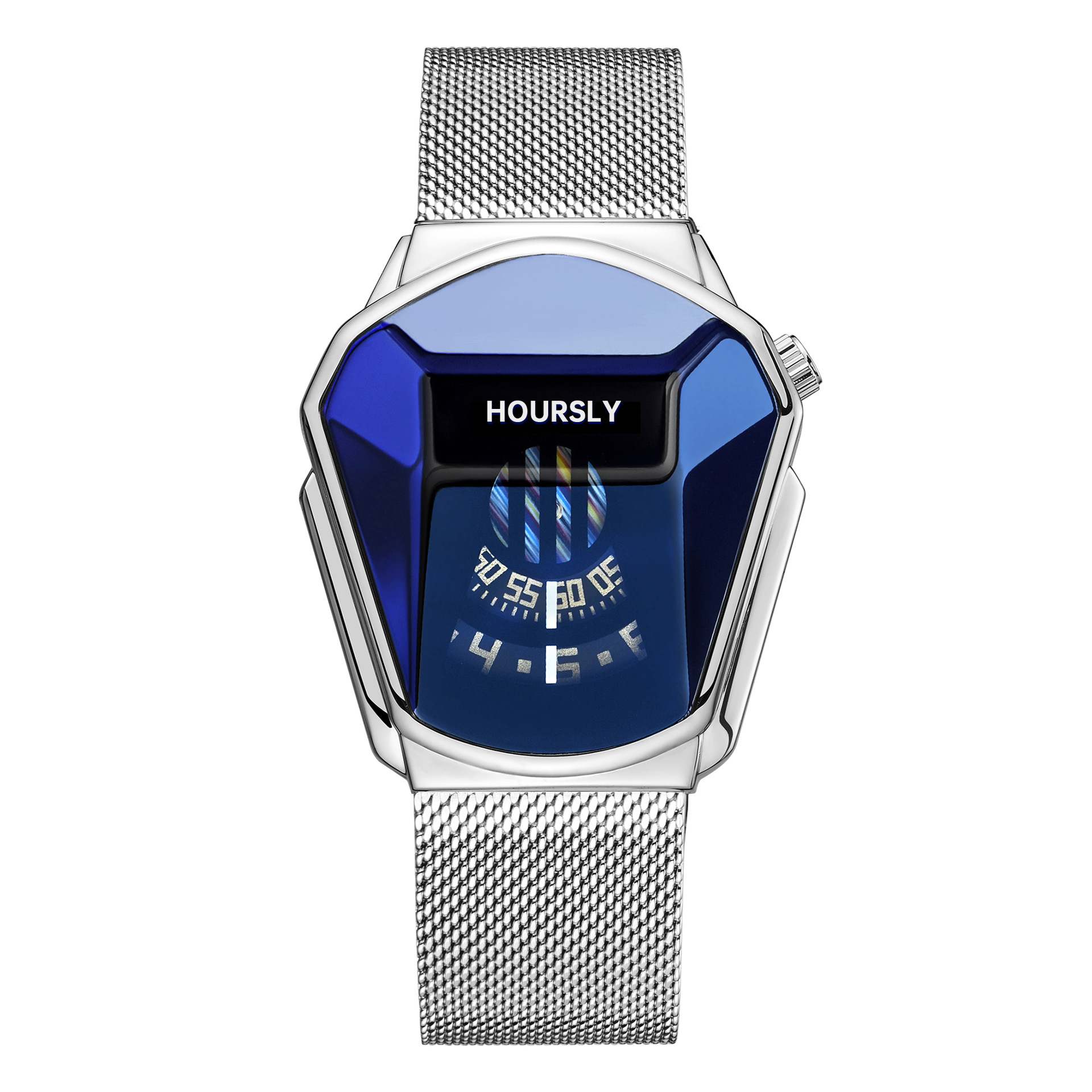 Montre à quartz étanche pour homme, personnalité de moto, nouvelle tendance: Multicolore