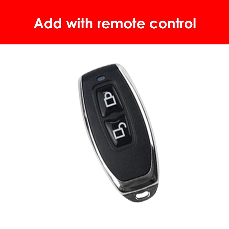 Fingerprint electronic door lock Office single/double door password lock fingerprint touch lock access control system: Add Remote Function