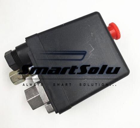 1pc 175 psi 1port Air Compressor Pressure Switch Control Switch Valve Plastic Shell 240V 15A
