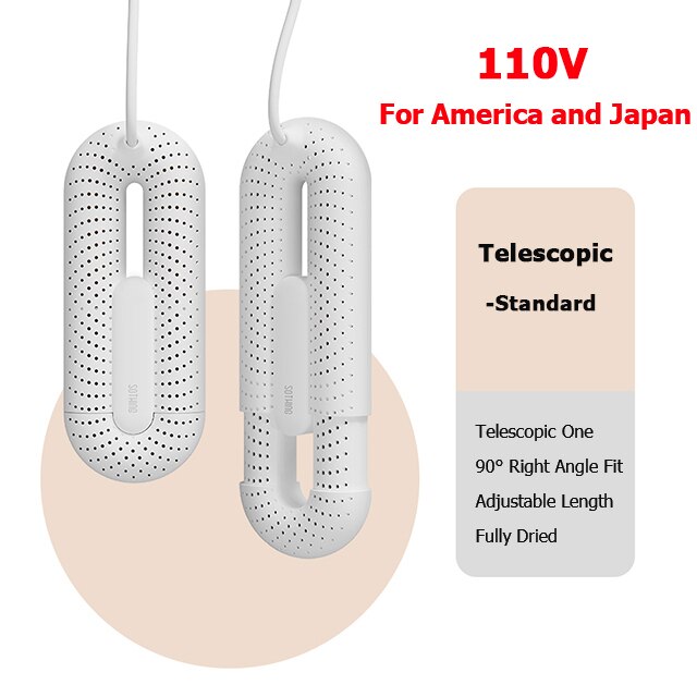 110V/220V Us/Eu Plug Sothing Schoen Droger Loop Rekbaar Elektrische Schoenen Droger Ptc Heater draagbare Multi-Effect Ontgeuringseffect: US 110V Standard1