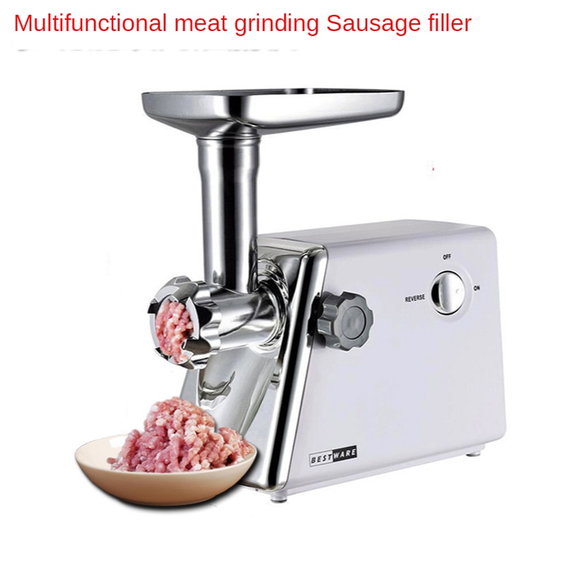 Electric Meat Grinders Meat Blenders Stainless Steel Kitchen Powerful Electric Grinder Sausage Stuffer Meat Mincer Slicer
