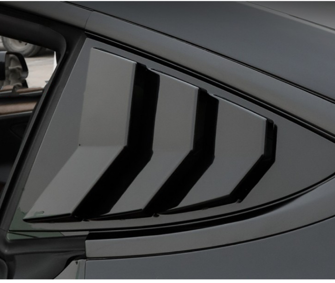 For Hyundai Tucson NX4 - Rear Window Vent Shutter Louver Cover Trim Car Exterior Not fit for European！