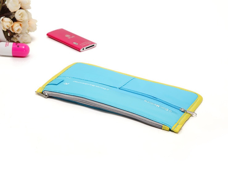 Arpimala multifunktionella passväskor resekredit-id-korthållare fodral dokumentorganisatör kvinnor räkning biljettväska checkhäfte