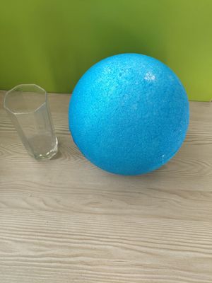 Luz azul Bola de Espuma De Poliestireno Styrofoam palco do festival Festa de Casamento decoração da casa DIY handmade material de 15-30cm (diâmetro)