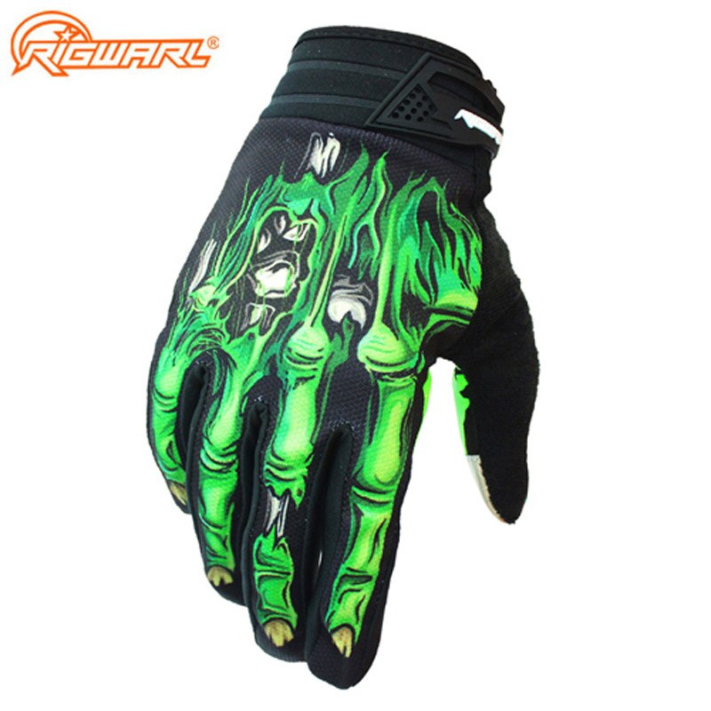 RIGWARL-gants de moto, squelette, pour Motocross, gantelets de sport de plein air, pour cyclisme