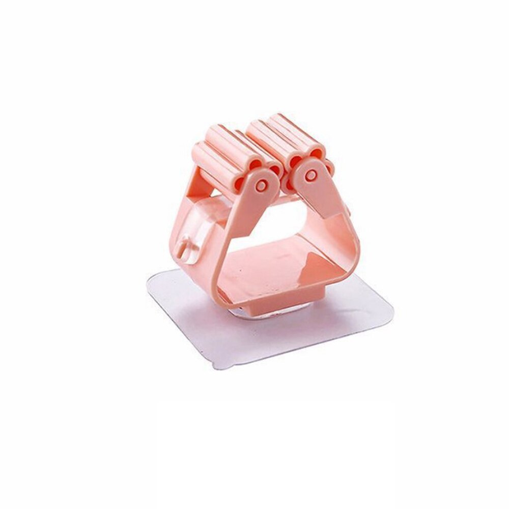 Badkamer Wall Mounted Non Punch Mop Clip Plastic Moderne Eenvoudige Sterke Kleverigheid Dikke Materialen Duurzaam Een Verscheidenheid Van Kleuren: pink