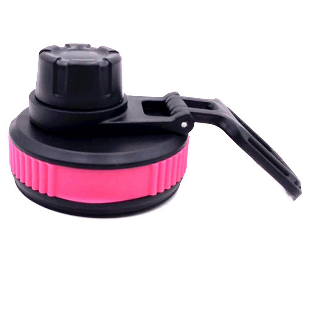 For Hydro Flask Bottle Straw Flip Lid Cap Replacement Lid for Wide Mouth Water Bottle Outdoor Portable Plastic Bottle: pink