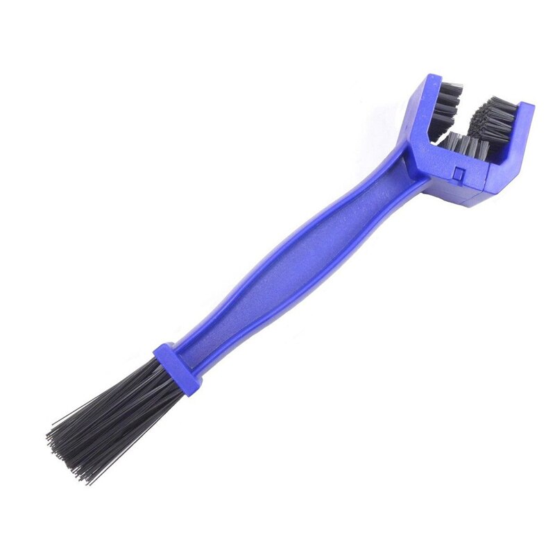 Motorfiets Keten Onderhoud Reinigingsborstel Vuil Schoon Tool Fietsketting Borstel Motorfiets Accessoires Voor Bromfiets Motorfiets Fiets: Blue