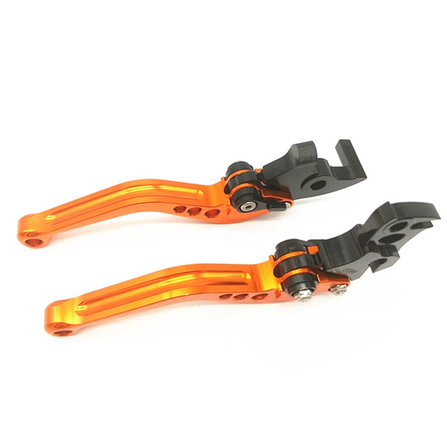 CNC Brake Clutch Levers For KTM Duke 125 200 390 RC125/250/390 Orange