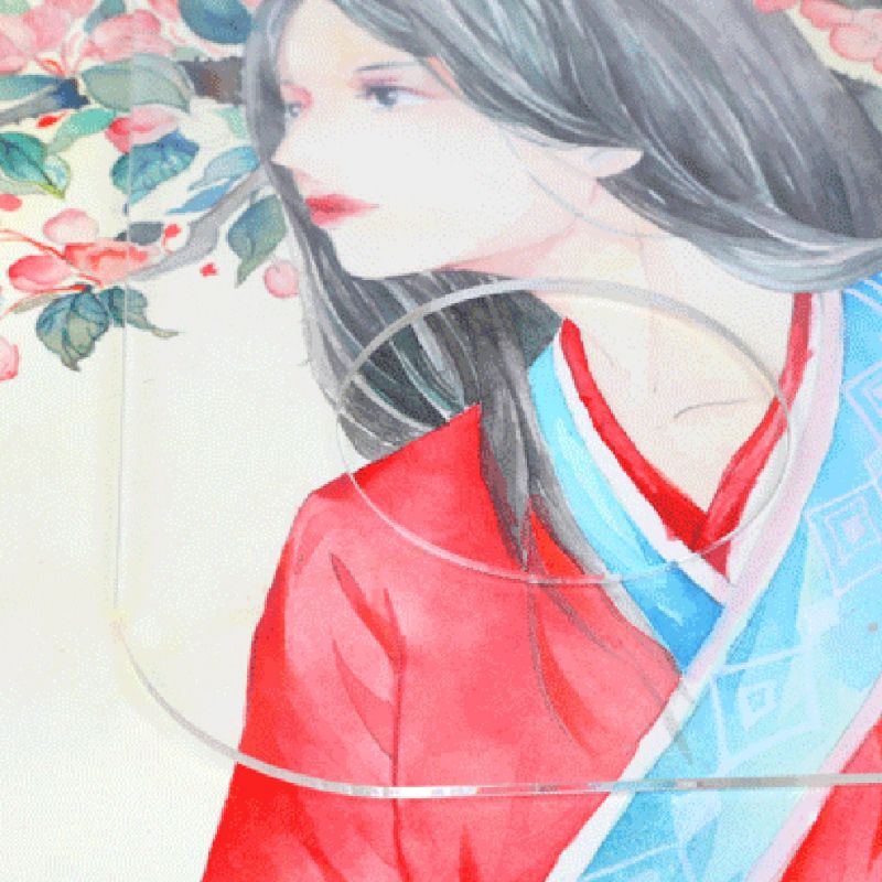 Deluxe Plastic Clear Oval Palette Acrylic Easy Clean Transparent Artist Paint Mixing Watercolor Gouache Paint Palette