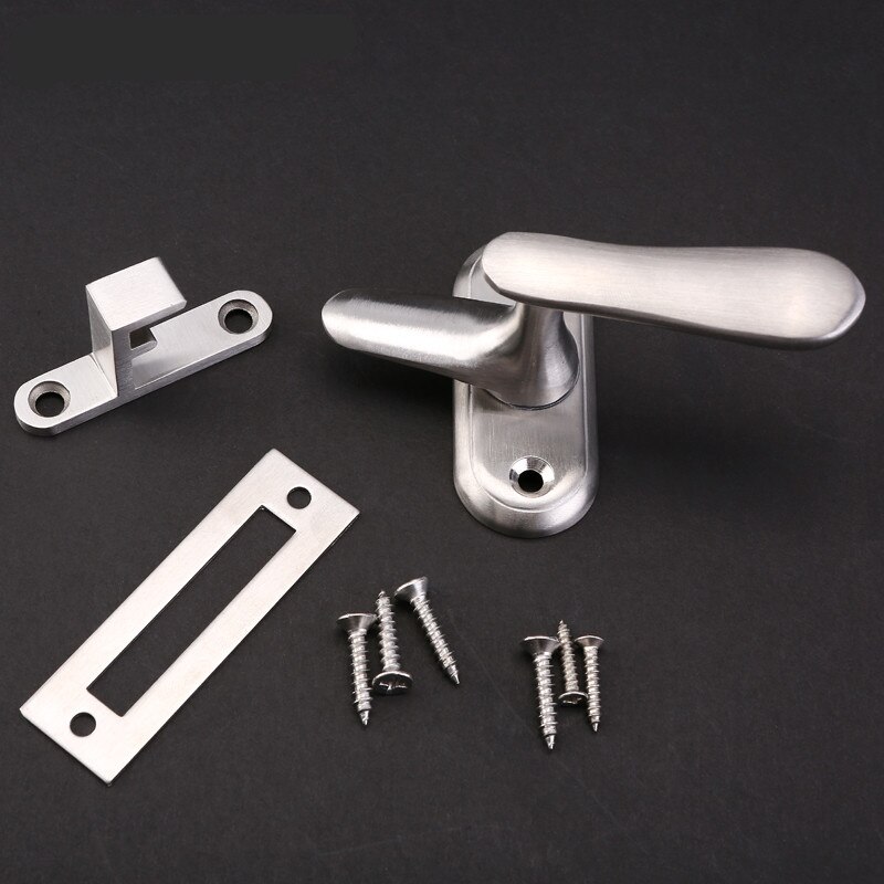Door Latch Door Bolt Window Gate Latch Security Sliding Door Lock Pull Ring Spring Bounce Door Bolt Aluminum Latch Lock