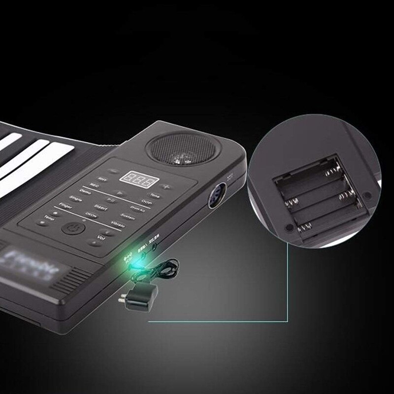Hand Roll Piano 61 Key Smart Bluetooth Transpose Portable Edition Piano Keyboard