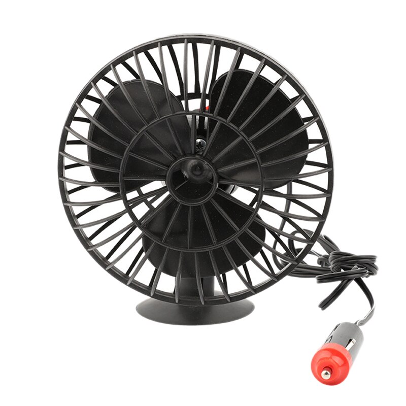 12V Portable Car Truck Fan Vehicle Auto Cooling Cigarette Lighter Car Air Conditioner: Default Title