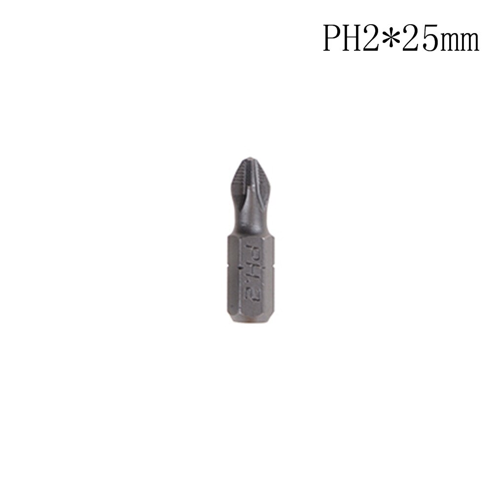 Alloy Steel PH2 Anti Slip Electric Screwdriver Bit Set Bits Hex Shank 25mm 50mm 65mm 70mm 90mm 127mm 150mm: 25mm