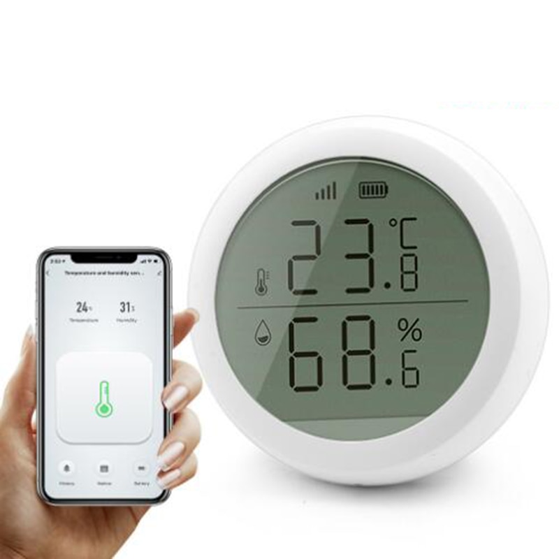 Smart widgets Casa inteligente Smart home Wireless temperature and humidity sensor Intelligent temperature and humidity detector