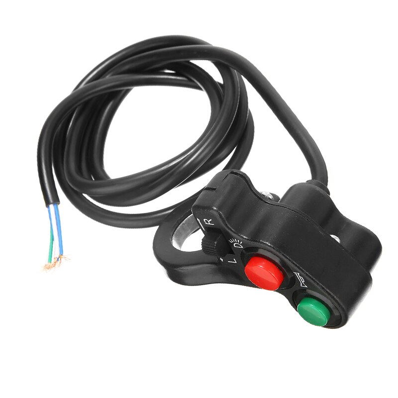 Altavoz tándem eléctrico Dirtbike 3 en 1 interruptor de la motocicleta interruptor de arranque de la luz de la bocina de empuje