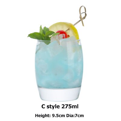 Blyfri krystall highball glass barware collins tumbler drikkeglass til vann, juice, øl og cocktail: C stil