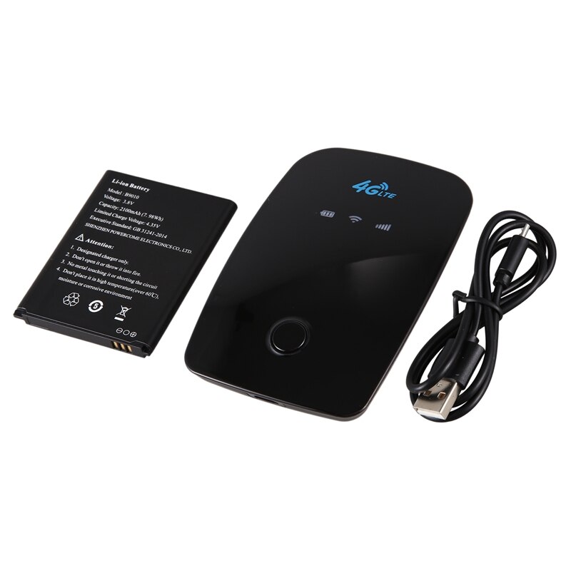 4G LTE Mifi Wifi Router 150Mbps 2100Mah Mobile Wifi Hotspot 4G Drahtlose Tragbare Auto WiFi Router: Default Title