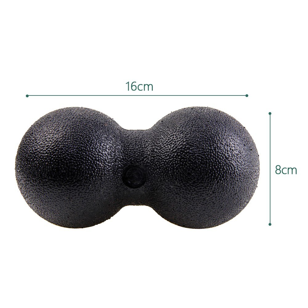 Peanøttmassasje ball epp lacrosse myofascia ball høy tetthet lettvekt fitness body fascia massasje yoga trening lindre smerte: Beige