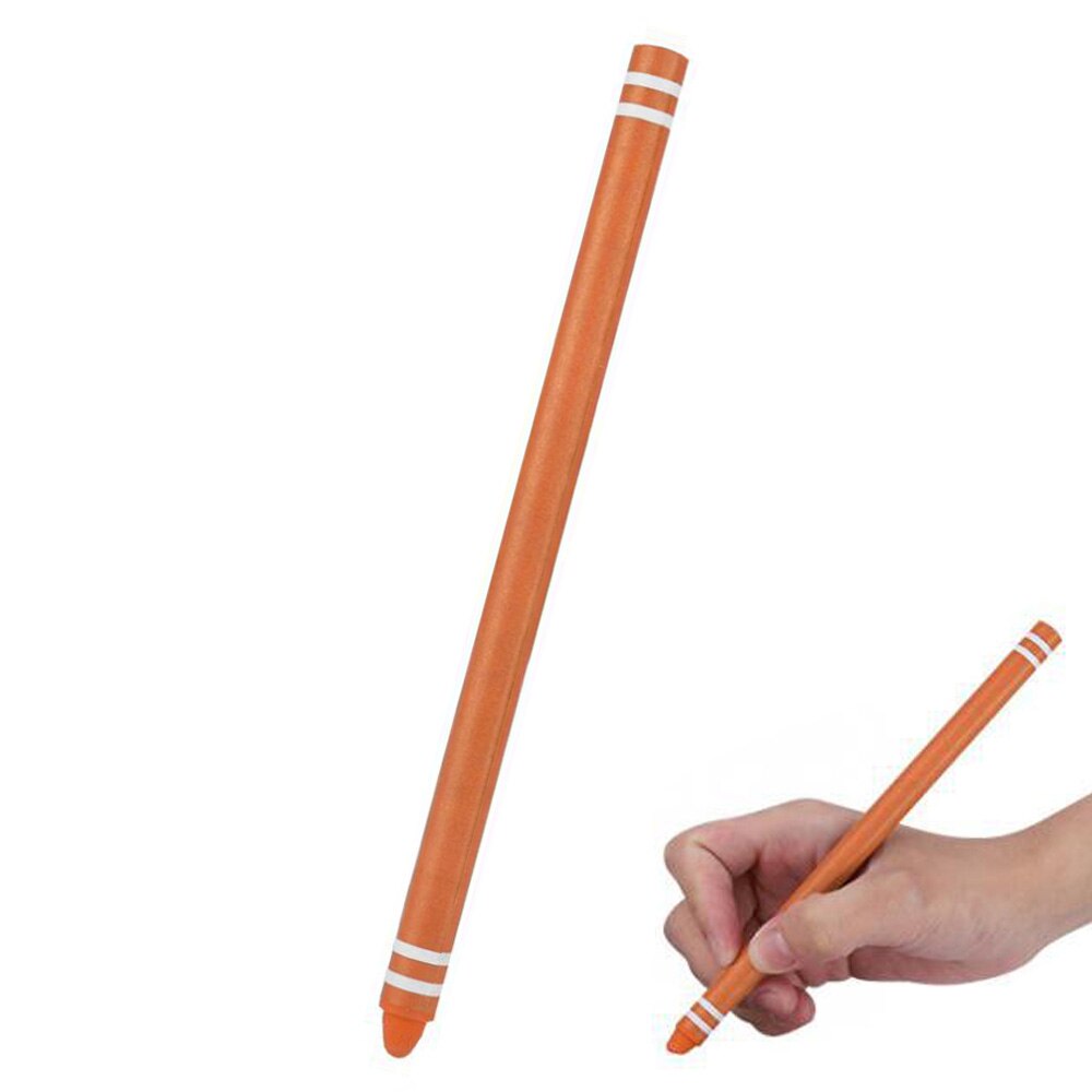 Universal Capacitive Stylus Drawing Pen For Smart Phone Tablet PC Computer Silicone Tip Touch Screen pen: Orange