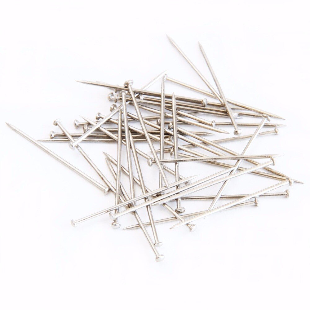 Deli 100g/barrel Metal office Sliver color Pins Map Pin 3# Office Accessories School Office Supplies 0039