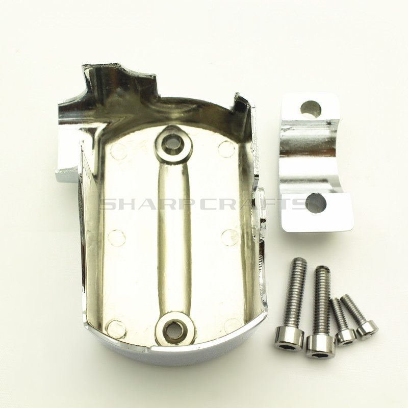 Cubierta de depósito de cilindro maestro de freno delantero de motocicleta de para Yamaha Dragstar v-star DS400 650 XVS400 650 1100