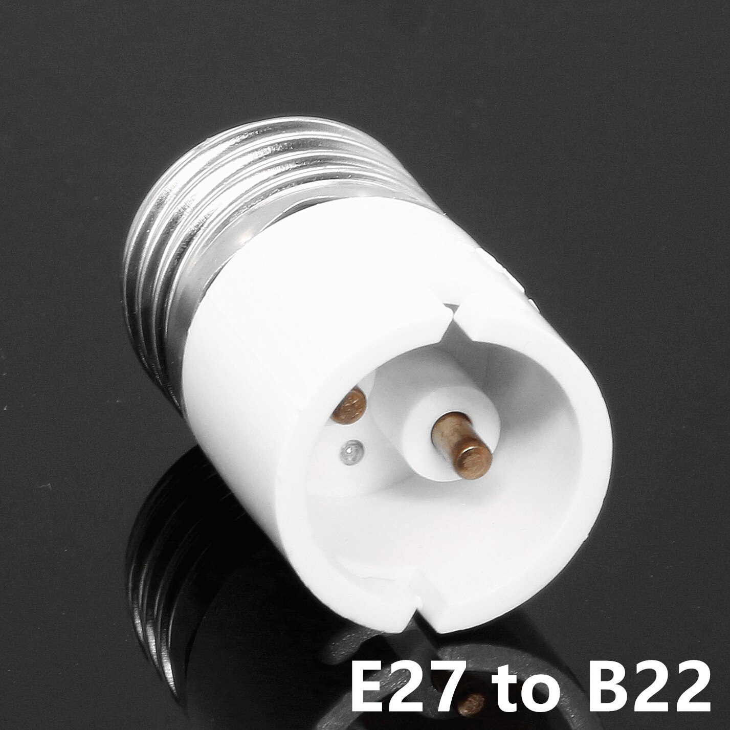 RGB LED bulbs E14 TO E27 B22 GU10 Converter for LED Light Lamp Adapter Conversion Socket Material Fireproof Adapter Lamp Holder: E27 to B22