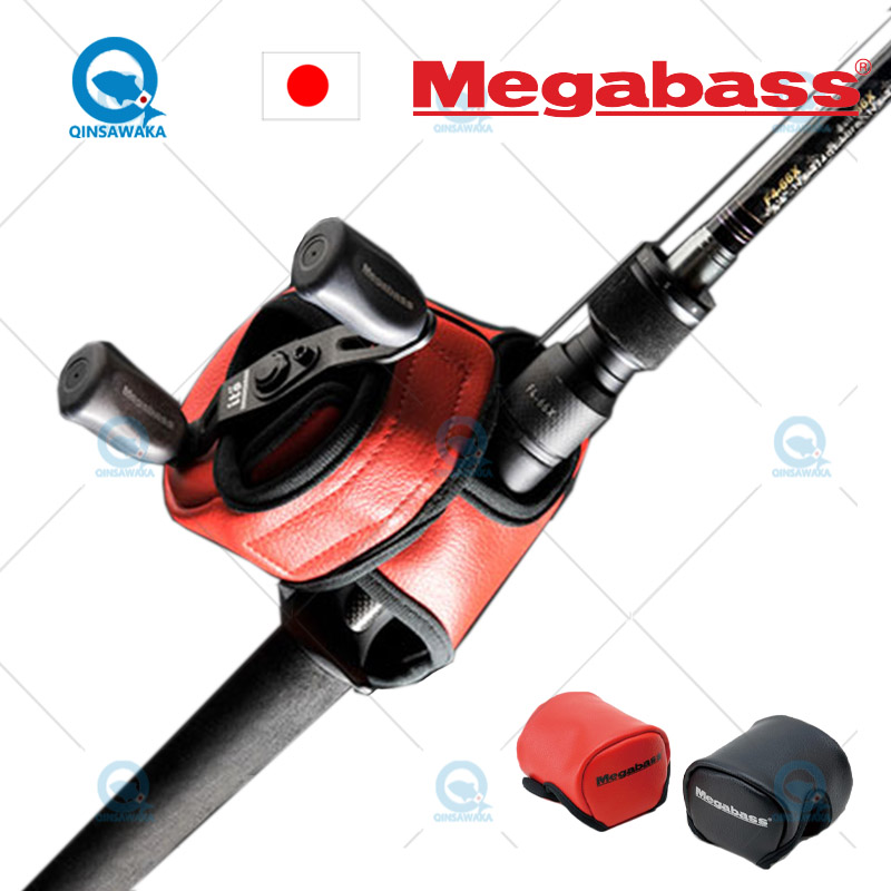 Sac de moulinet de pêche Megabass en cuir, édition limitée du japon, housse de protection pour moulinet de pêche