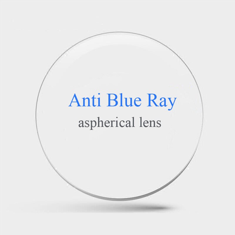 CR-39 de resina asférica para miopía, lentes graduadas ópticas antiluz azul, hipermetropía, presbicia, 1,56, 1,61, 1,67