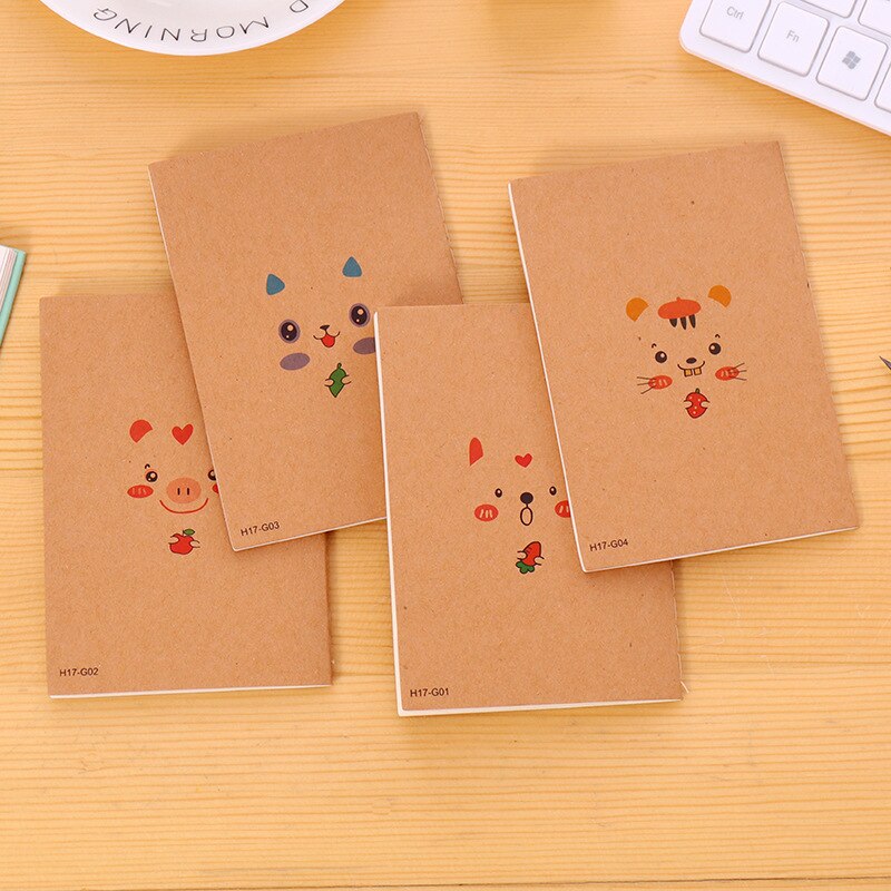 32 sidor kraftpapper retro 64k liten bok minifick anteckningsblock tom inner sida bil linje liten