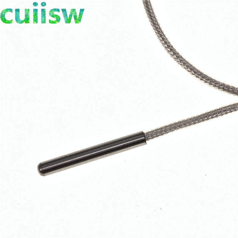 PT100 probe 0.5M RTD Cable Stainless Probe 4*30*500mm 3 Wires Temperature Sensor -50 C to + 400 C