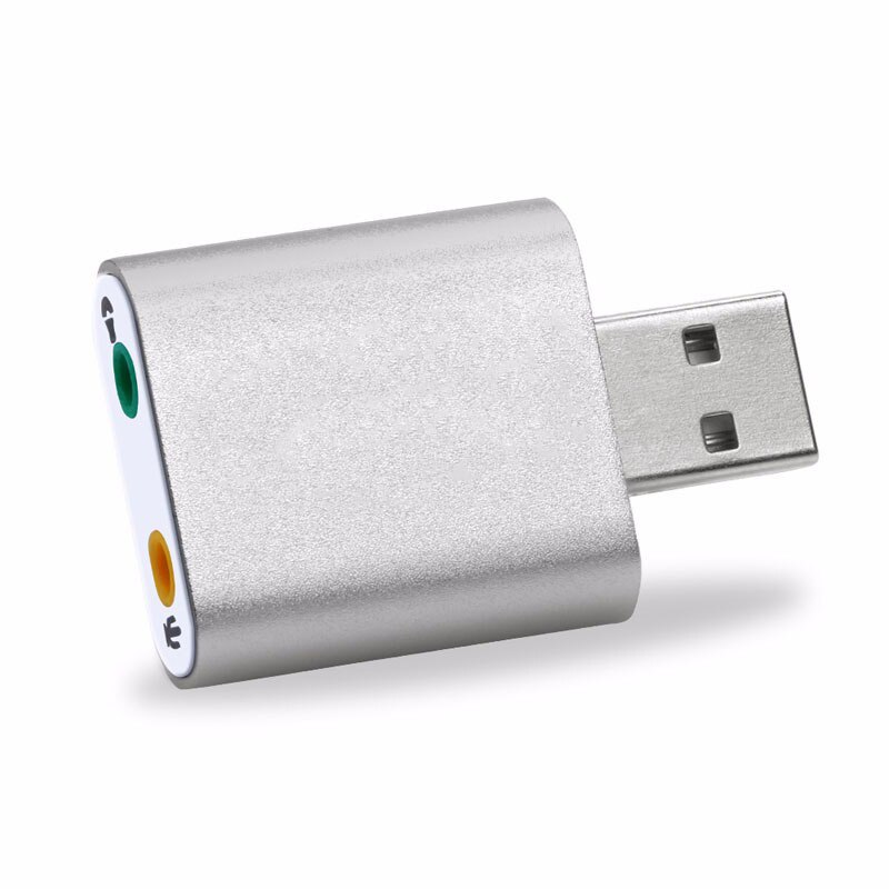 USB External Stereo Sound Adapter for Windows and Mac. Plug and play No drivers Needed(AU-MMSA)