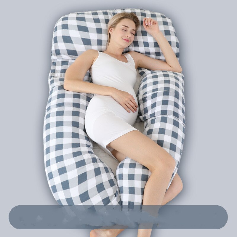 U-formet graviditet kvinder støtte mavepude barsel kropspude sidesove sengetøj almohada embarazo