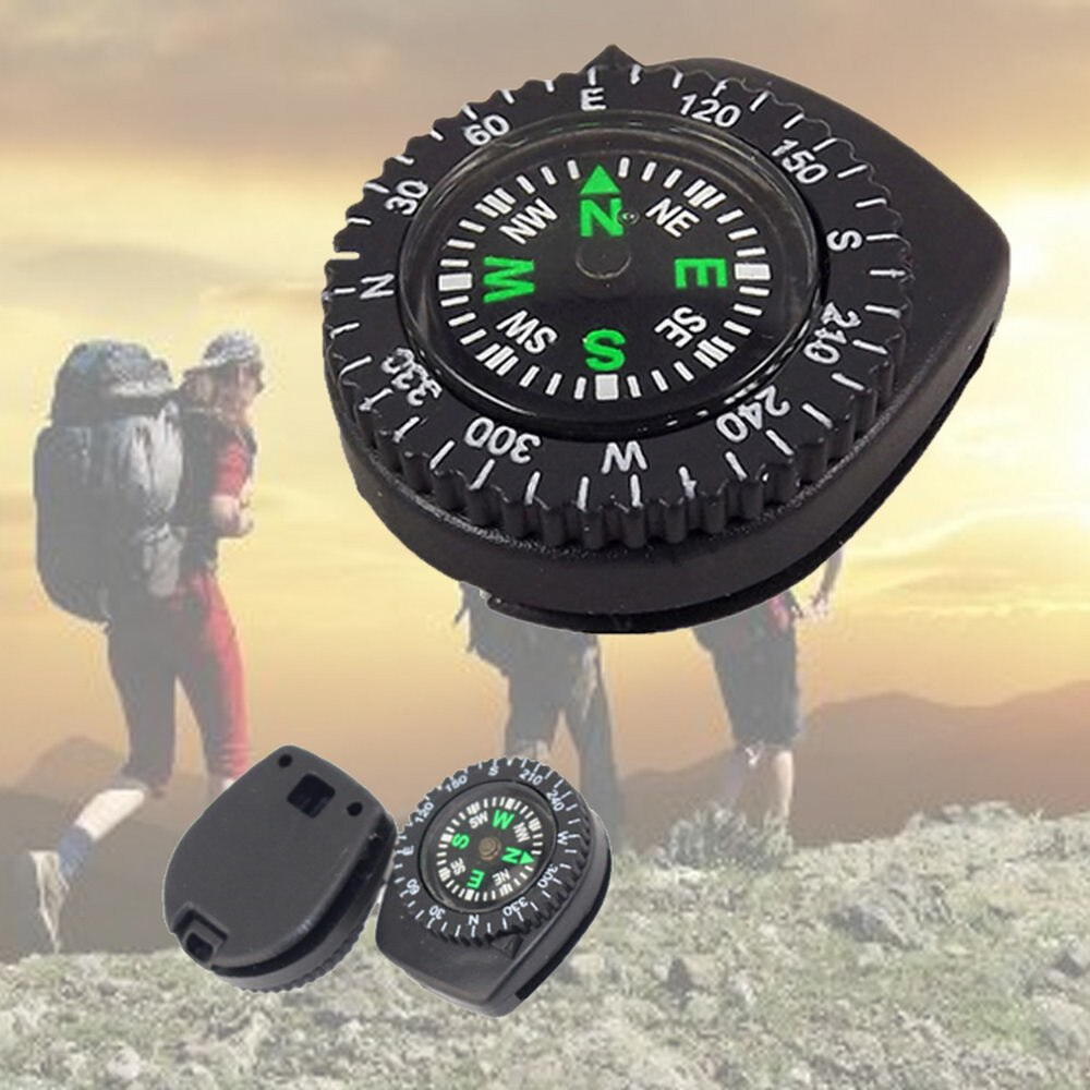 bracelet compas Portable détachable bracelet de montre glisser glissière Navigation poignet CLA88: Default Title