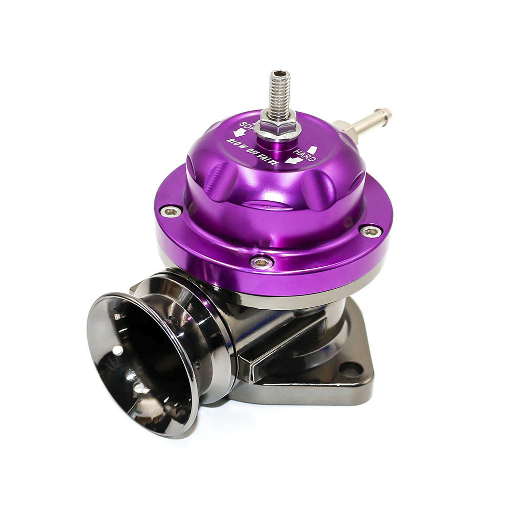 Type-rs turbo blow off ventil justerbar 25 psi bov med 63mm 2.5 "flange rør til gd-rs fv rz blow off ventil adapter l = 150mm
