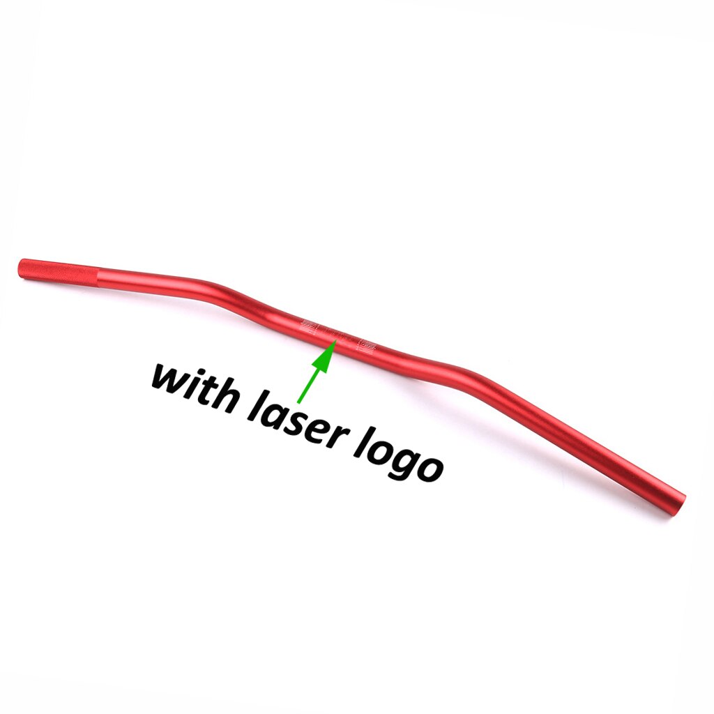 Motorcycle Handlebar 22mm CNC Aluminum Alloy Handle Bars for Honda NC750X PXC CB1000R CB500X MT09 R1 Z750 Z900 Z1000 Cafe Racer: Red-laser logo