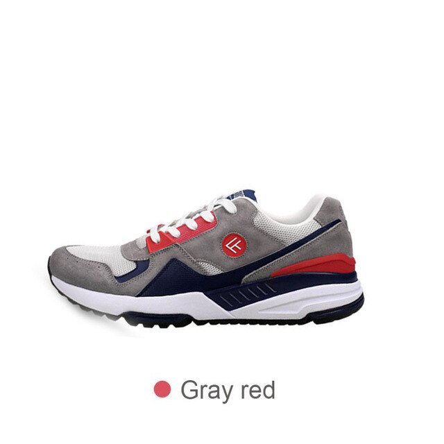 Xiaomi FREETIE 90 zapatos deportivos Retro Para Hombre Zapatos casuales para correr zapatillas transpirables resistentes al desgaste zapatos elásticos de choque: Grey Red 40