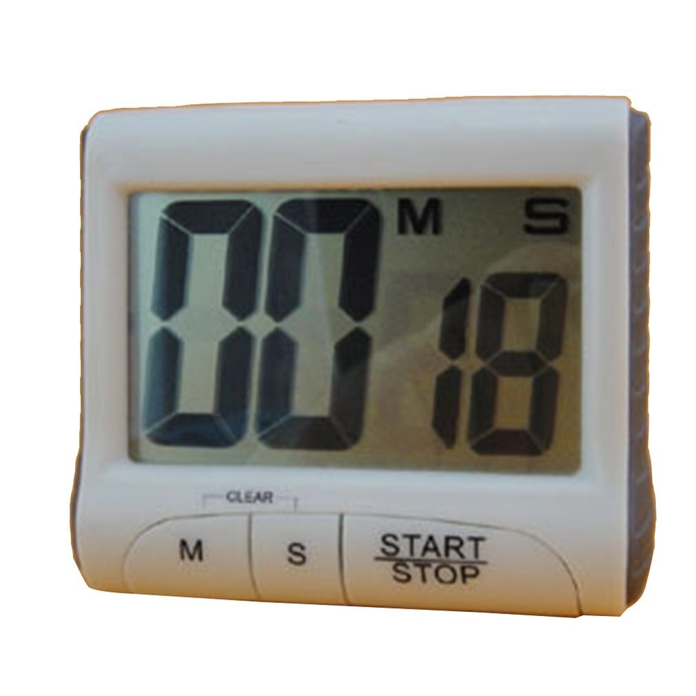 Grote Digitale Drie-Knop Elektronische Timer Keuken Herinnering Timer Timer Multifunctionele Timer Groot Scherm