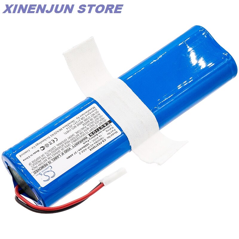 Robot Vacuum Cleaner Battery 14.4V/2600mAh 18650B4-4S1P-AGX-2 for ILIFE V3s Pro,V50,V5s Pro,V8s,X750,ZACO V3,V40,V5s Pro,V5x