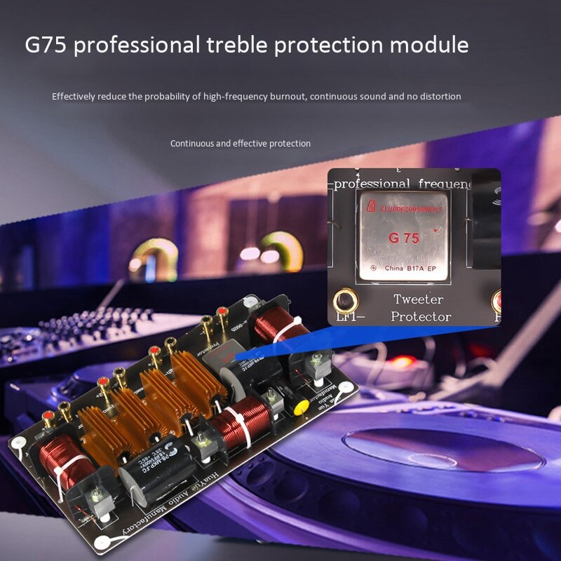 1500W High Power Speaker Crossover 3 Way High-Low 8 Ohm Frequency Divider for Speaker, Crossover Point 1600/2800Hz