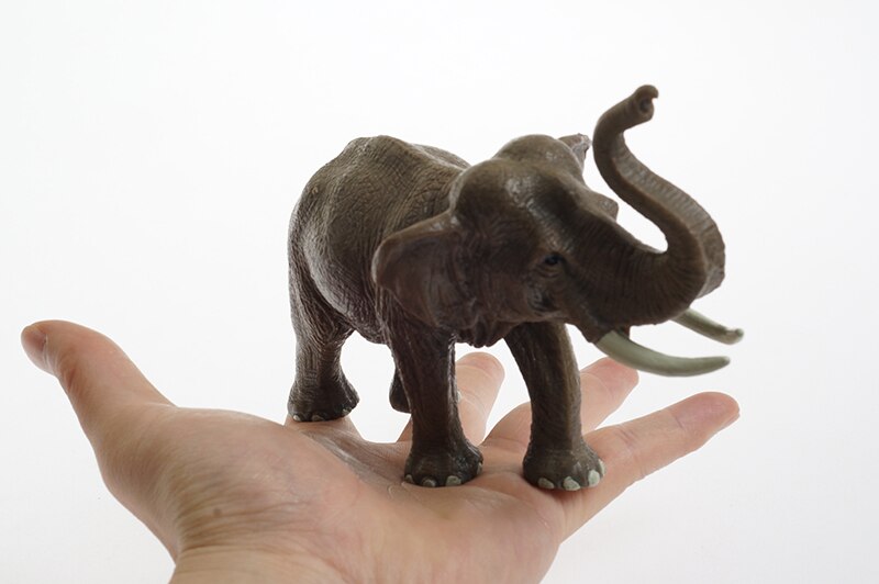 Gli Animali selvatici Modello di Materiali per la Lingua Zona In Età Prescolare Montessori Precoce Educativi Giocattoli IN PVC Giocattoli Montessori: elephant