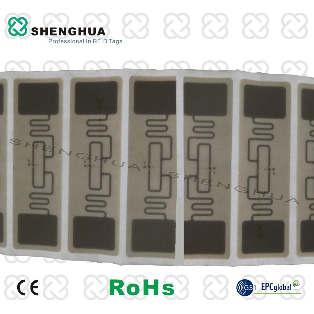 50pcs/pack Customization Available UHF Logistics RFID Label Passive RFID Tag Support Logo Printable