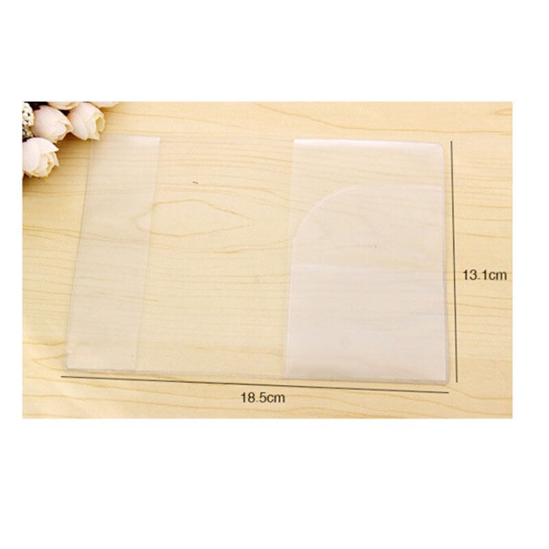 1 pc pvc paspoorthoesjes, transparante paspoorthoesjes, waterdichte reisdocumententas, paspoorthouder