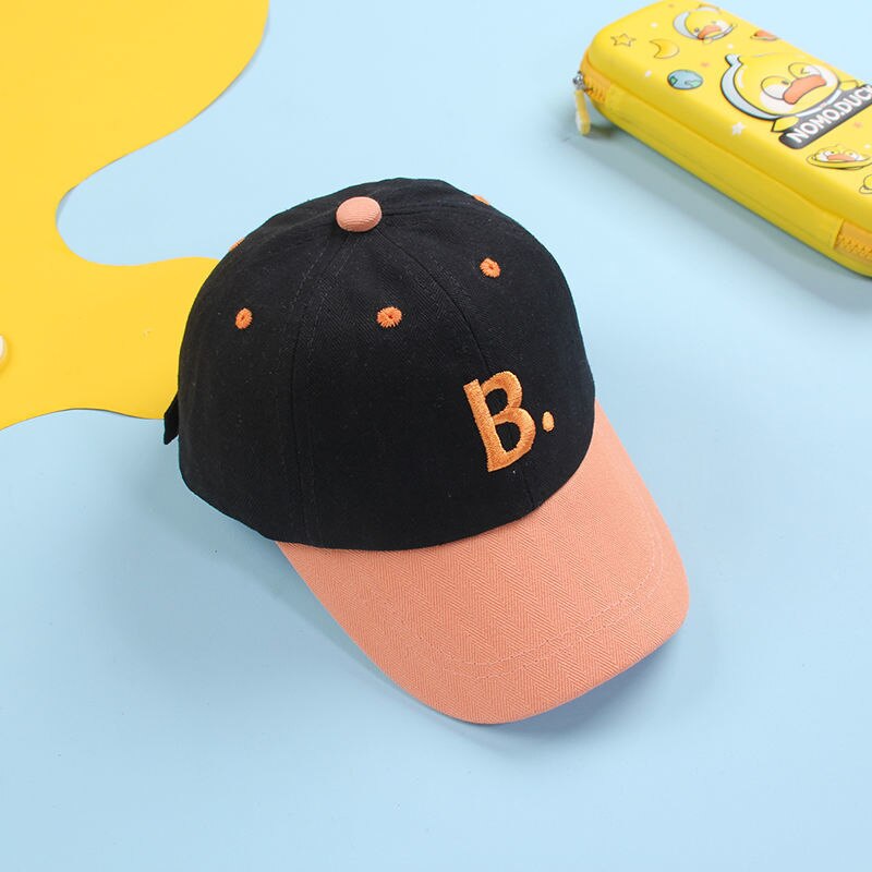 Koreaanse Mode Brief Baby Baseball Cap Lente Zomer Outdoor Sport Kids Zonnehoed Verstelbare Kinderen Hoed Voor Jongens Meisjes 2-5Y: B