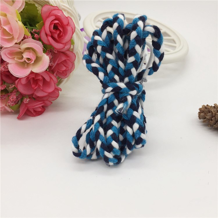 7mm Three-strand Thick Twisted Cotton Cord Clothes Bag Decorative Braid Rope For DIY Craft Handmade Accessories Home Decoration: Copper