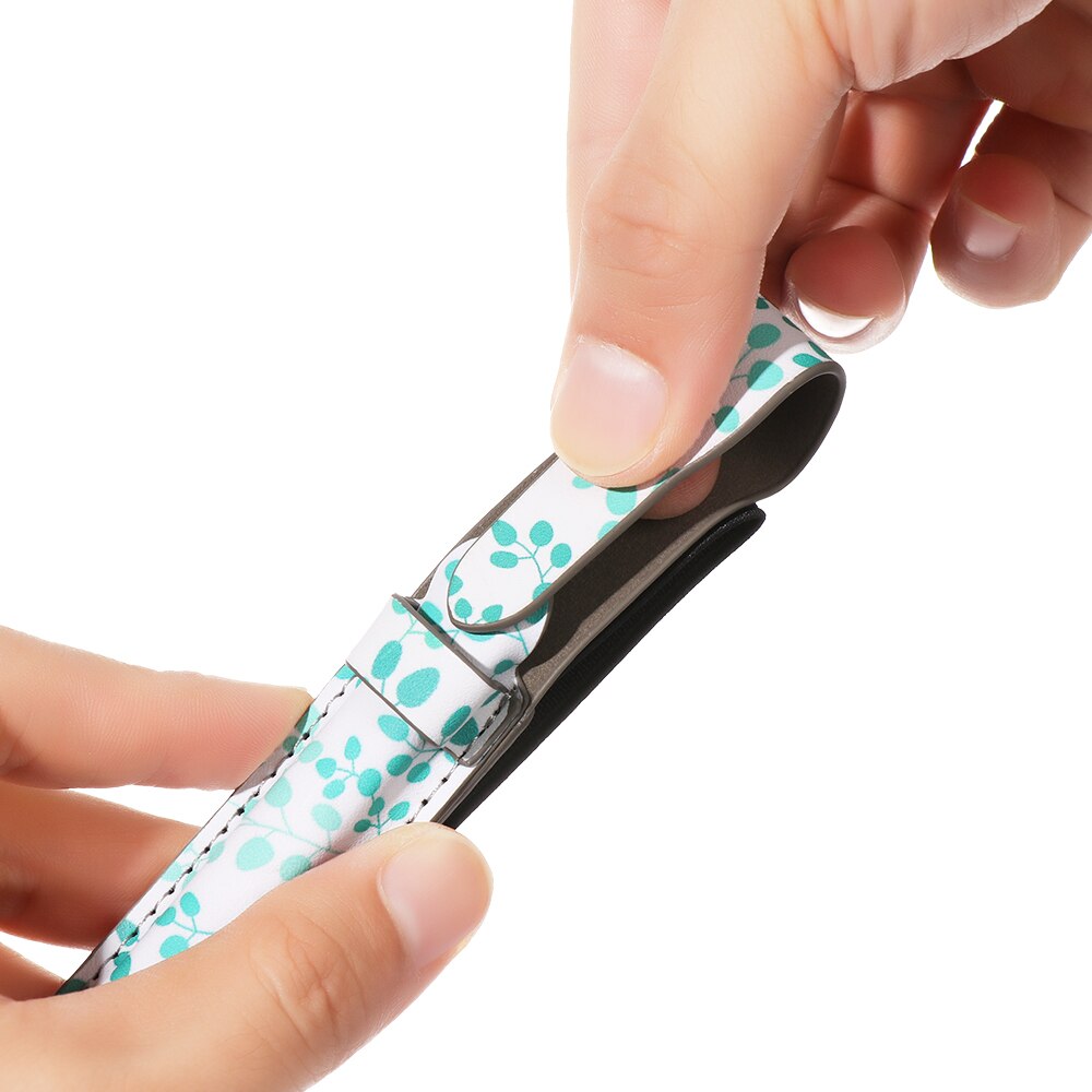 Portable Leather Stylu Pen Case Touch Screen Pen Cover Tablet Pen Holder Protective Sleeve Case Pouch for IPhone iPad