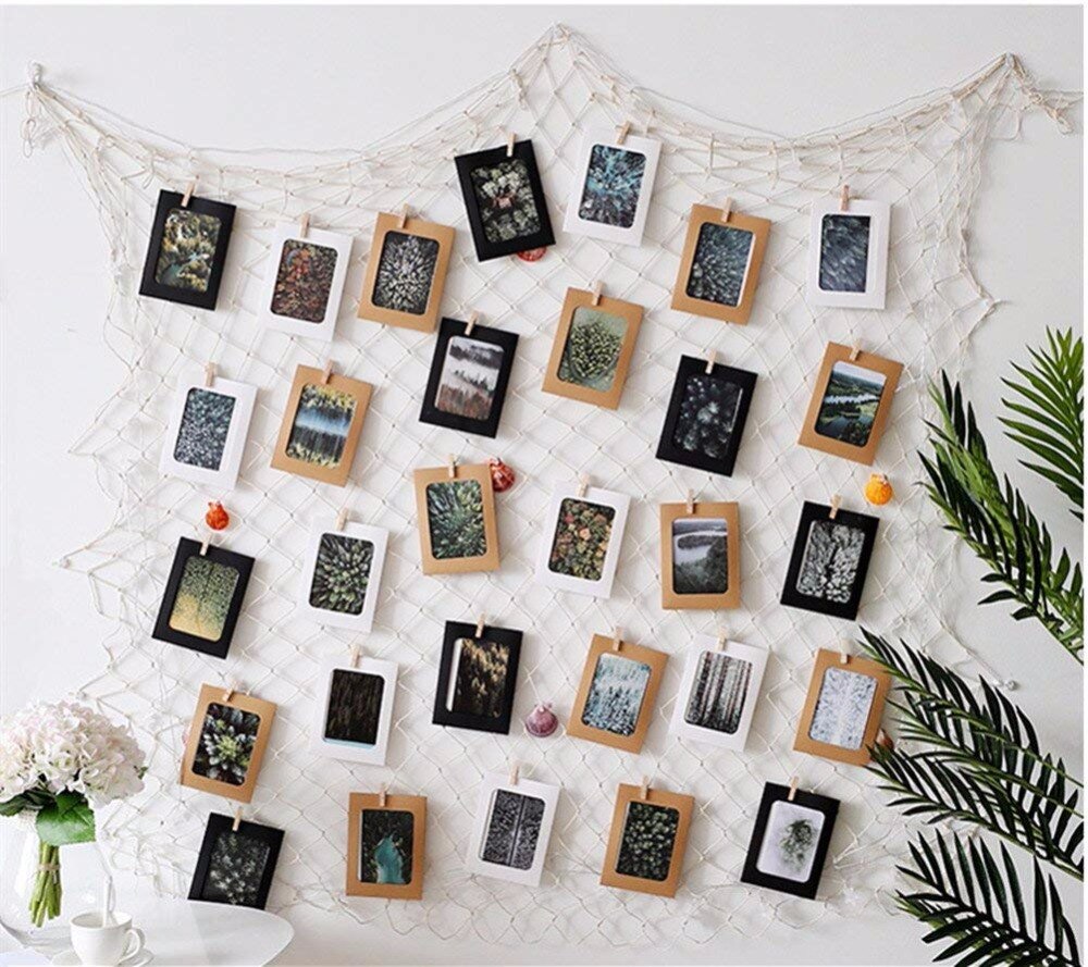 30 Pcs Papier Foto Muur Fotolijst Zwart Wit Karton Decoratie 3 /5 /6 /7 Inch Met clips